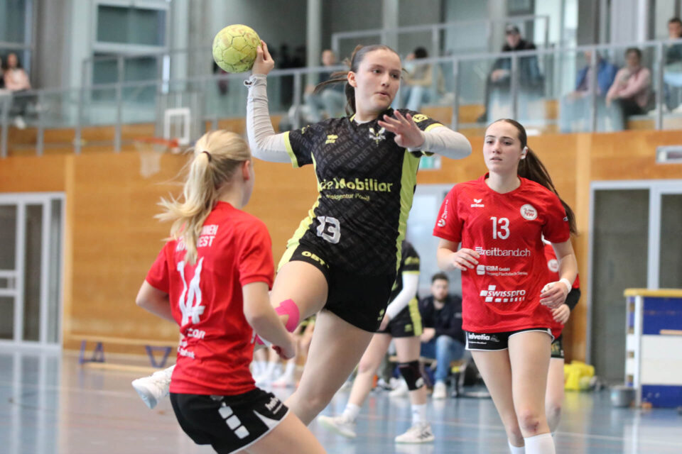 Sprunwurf von Hornets Spielerin